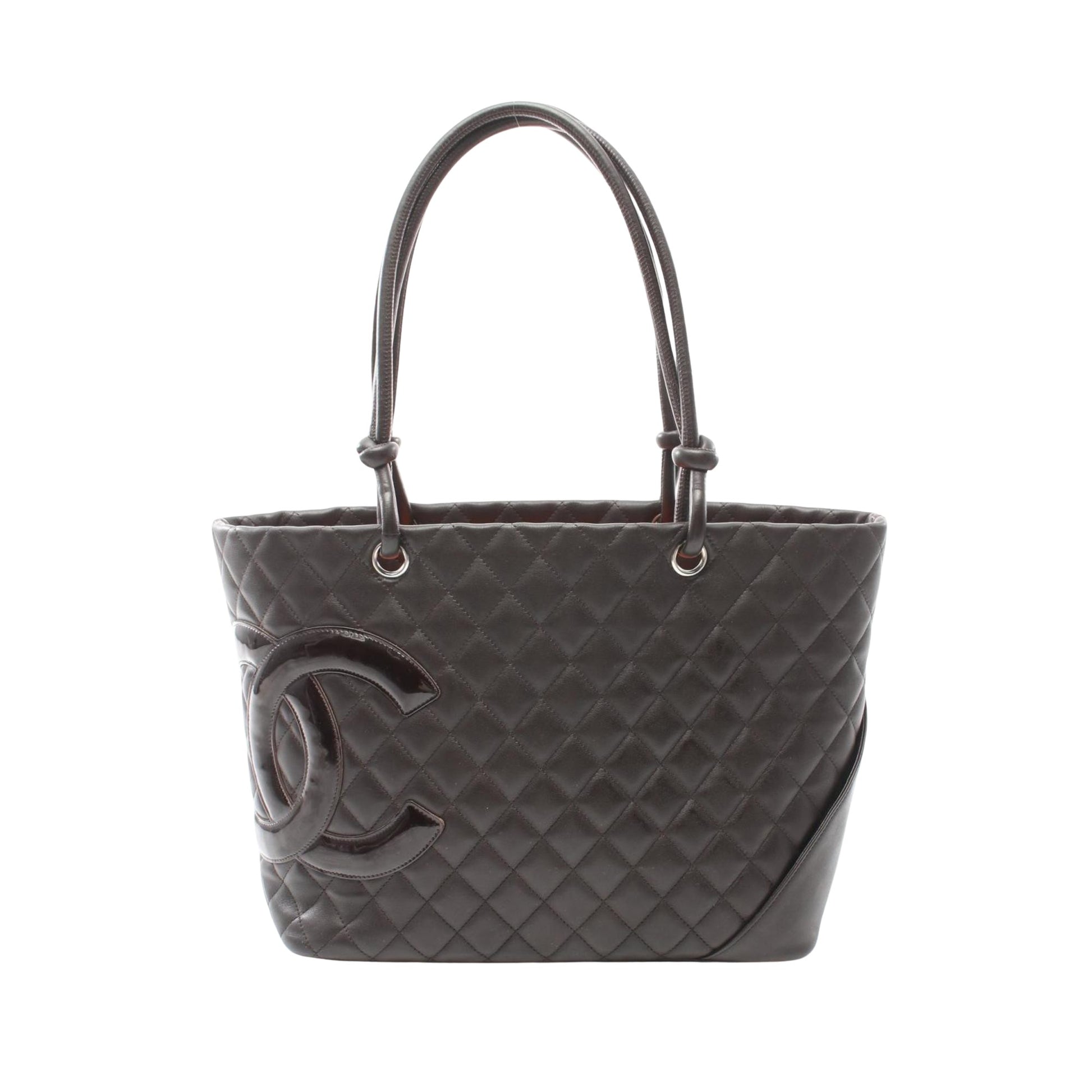 Chanel, Brown, Leather, tote