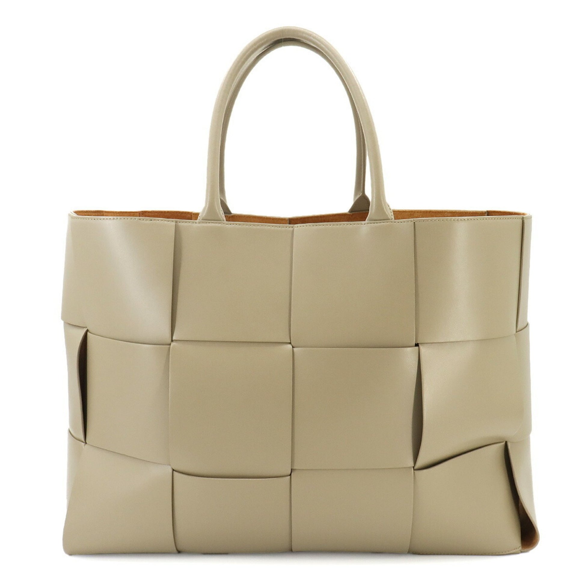 Bottega Veneta Arco, Beige, Leather, tote