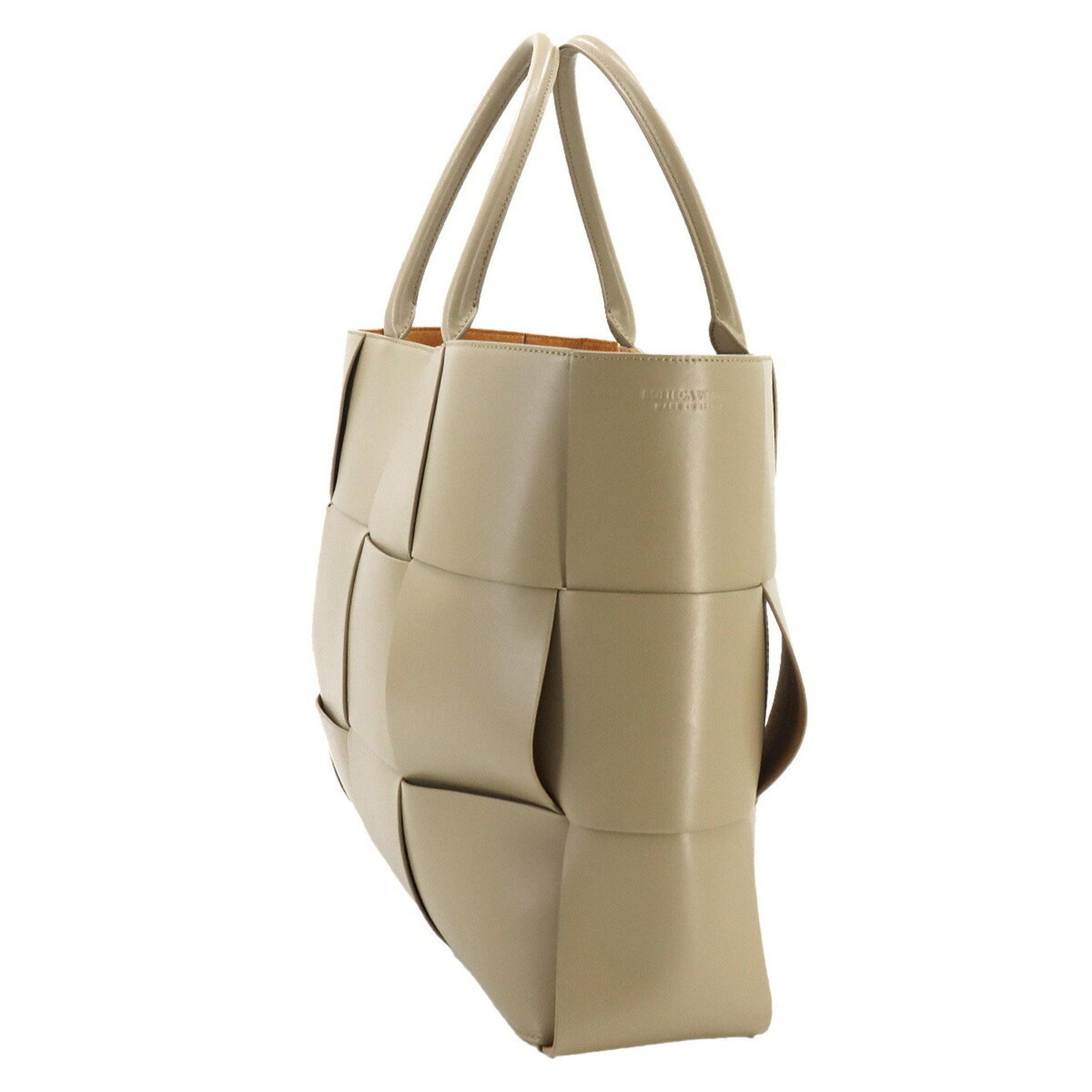 Bottega Veneta Arco, Beige, Leather, tote