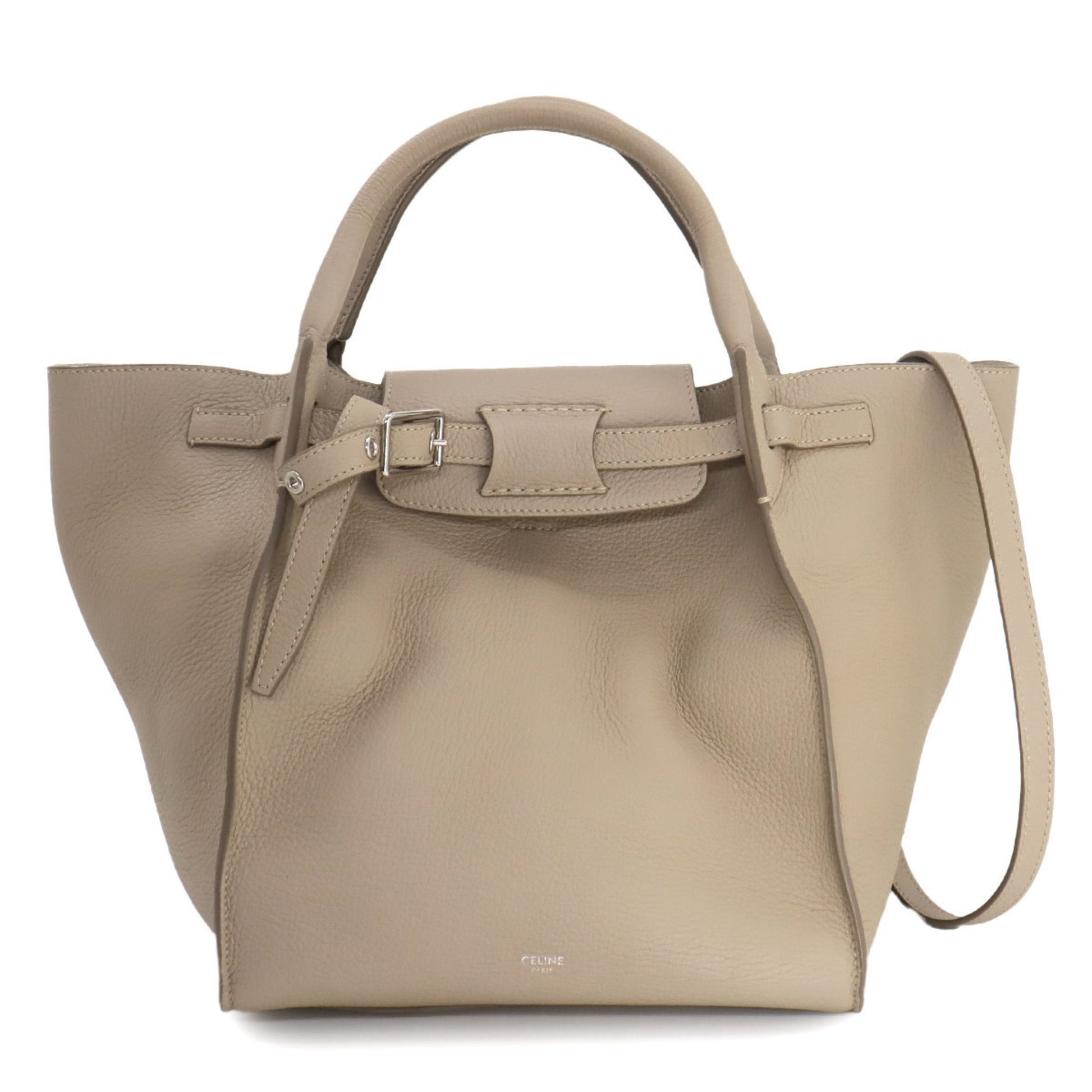 Céline Big bag, Beige, Leather, shoulder