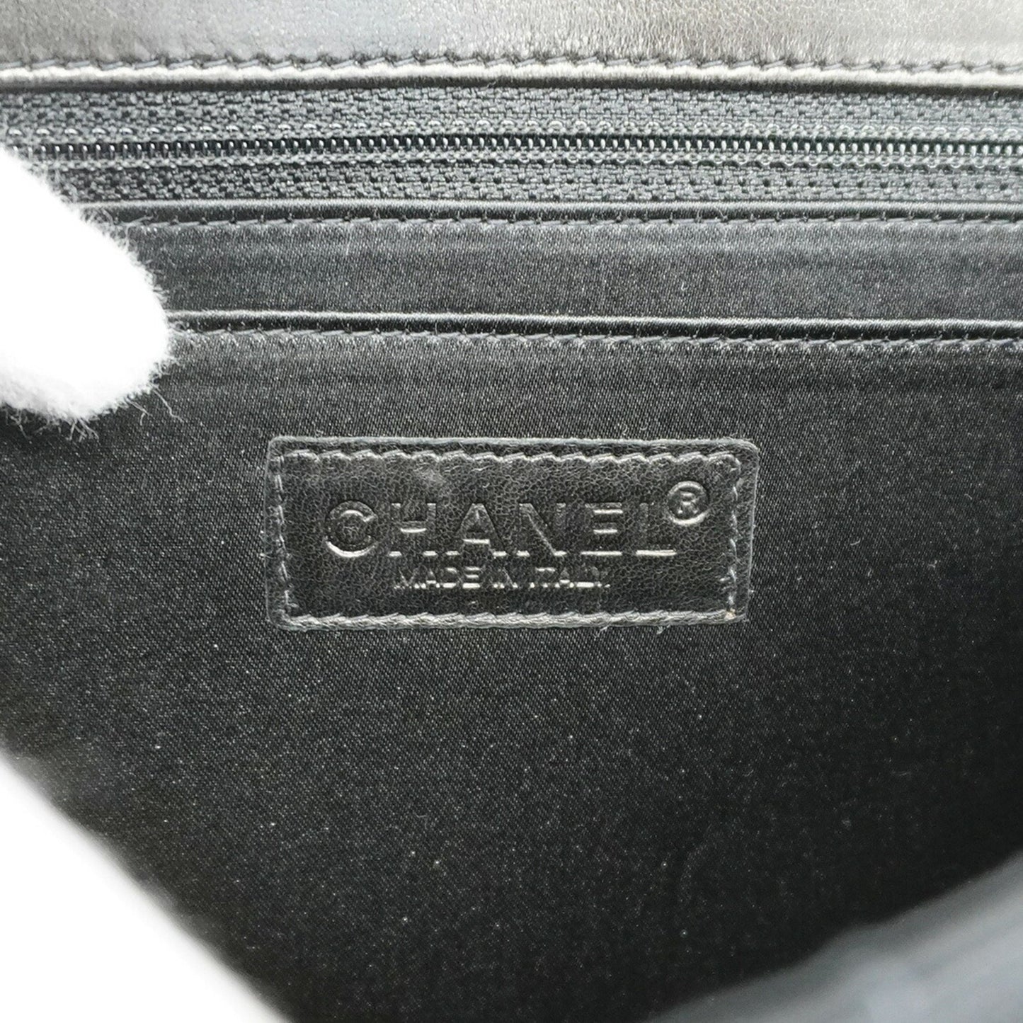 Chanel Flap bag, Black, Canvas, shoulder