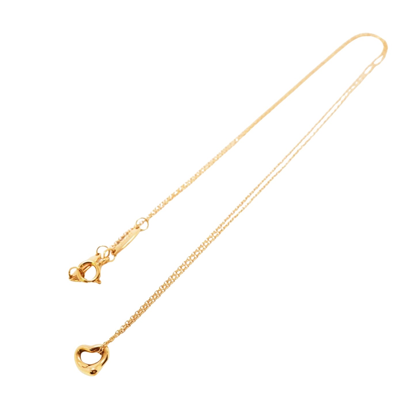 Tiffany & Co Open Heart, Gold, Rose Gold, necklace