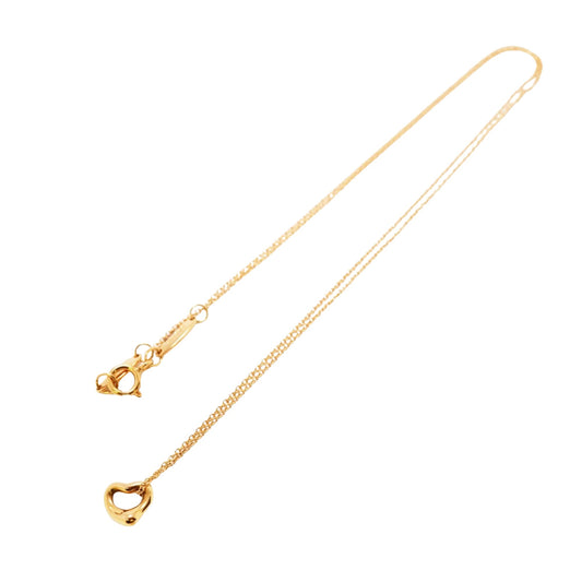 Tiffany & Co Open Heart, Gold, Rose Gold, necklace