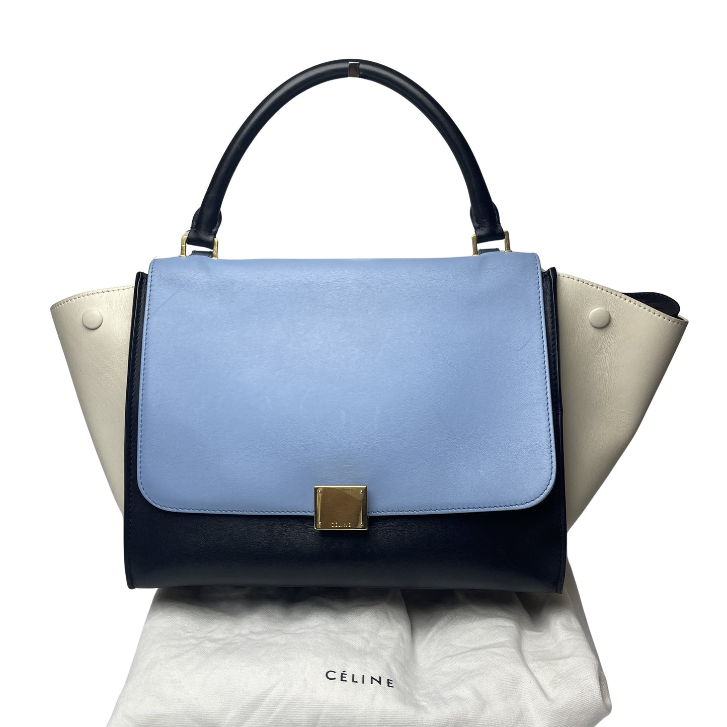 Céline Luggage, Multicolour, Leather, shoulder