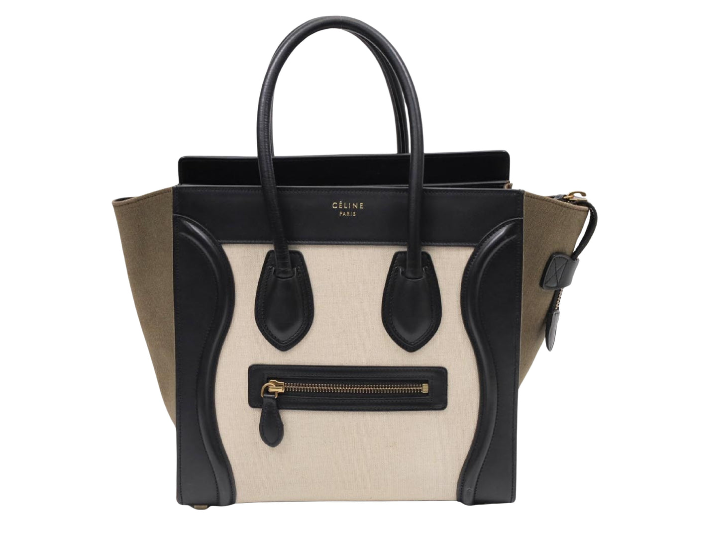 Céline, Black, Leather, shoulder