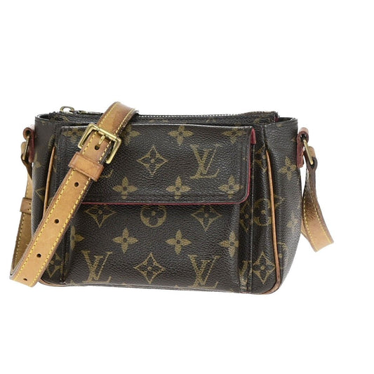 Louis Vuitton Viva Cité, Brown, Canvas, shoulder