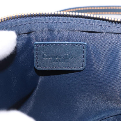 Christian Dior Vintage Saddle Bag Canvas, Navy, Canvas, Clutch