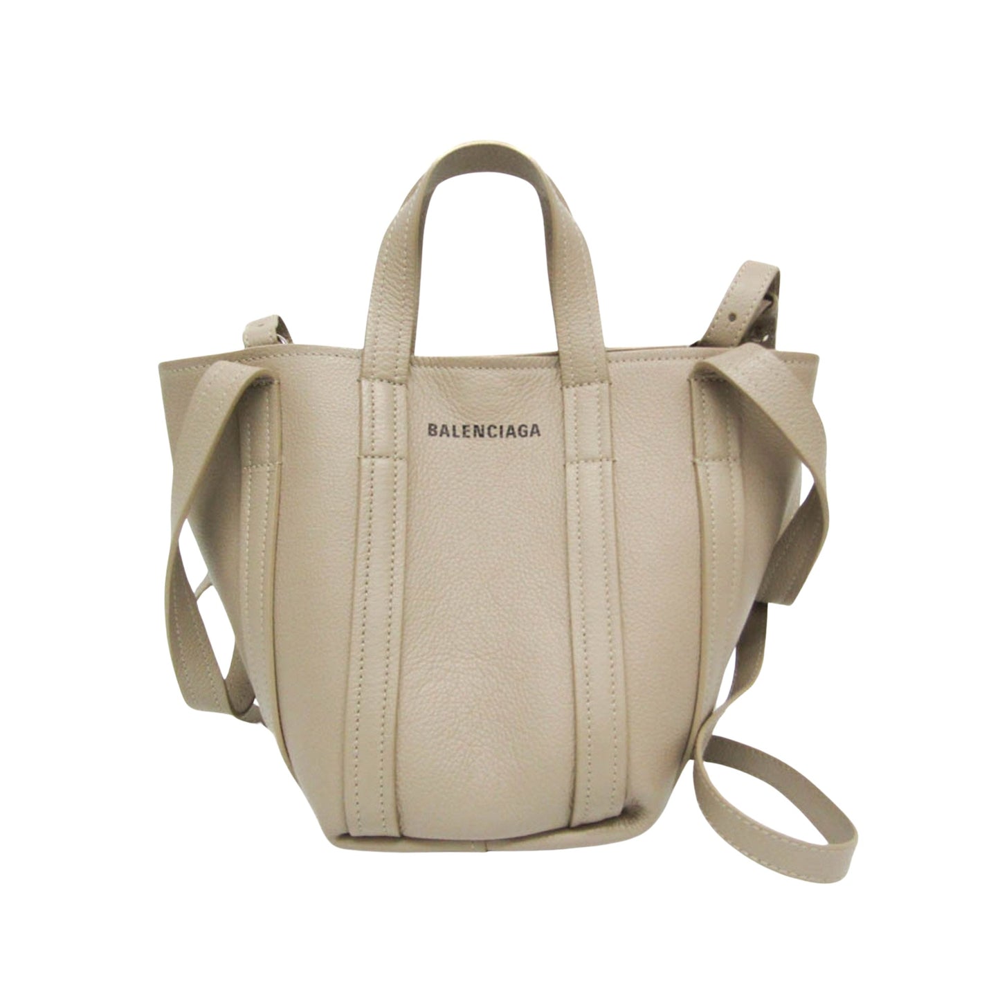 Balenciaga Everyday, Beige, Leather, tote