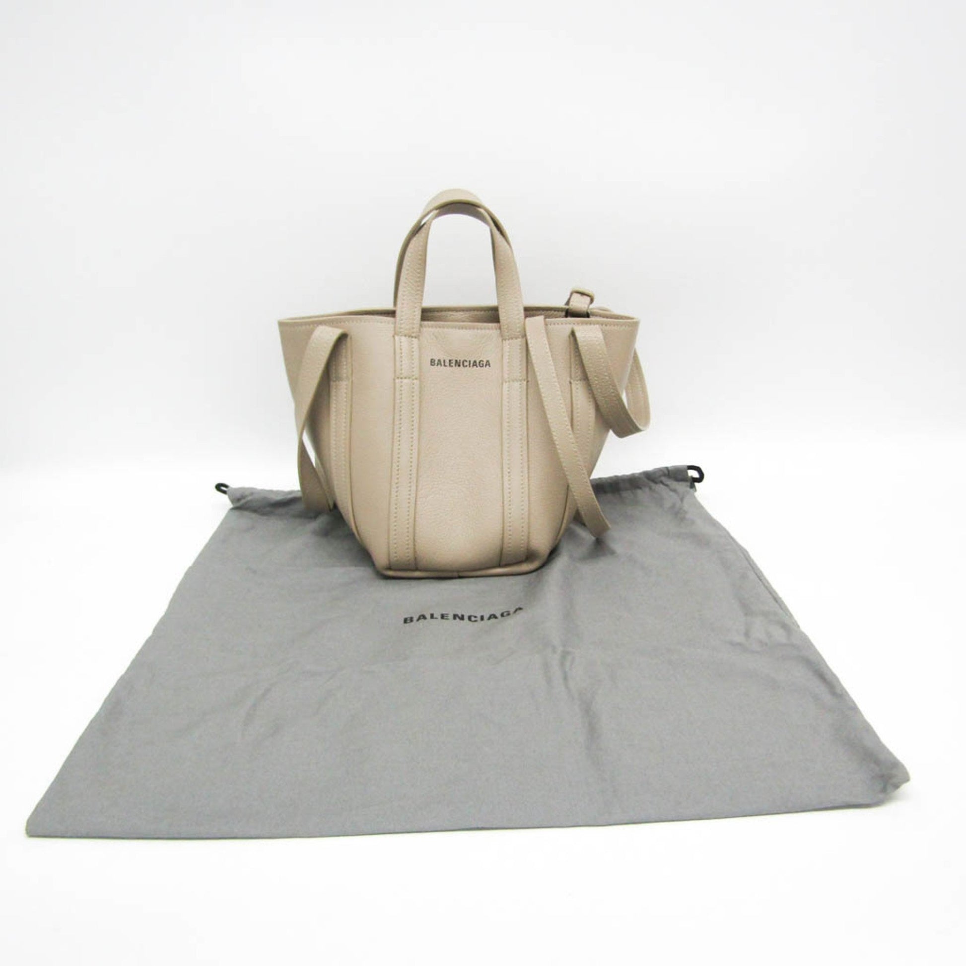 Balenciaga Everyday, Beige, Leather, tote