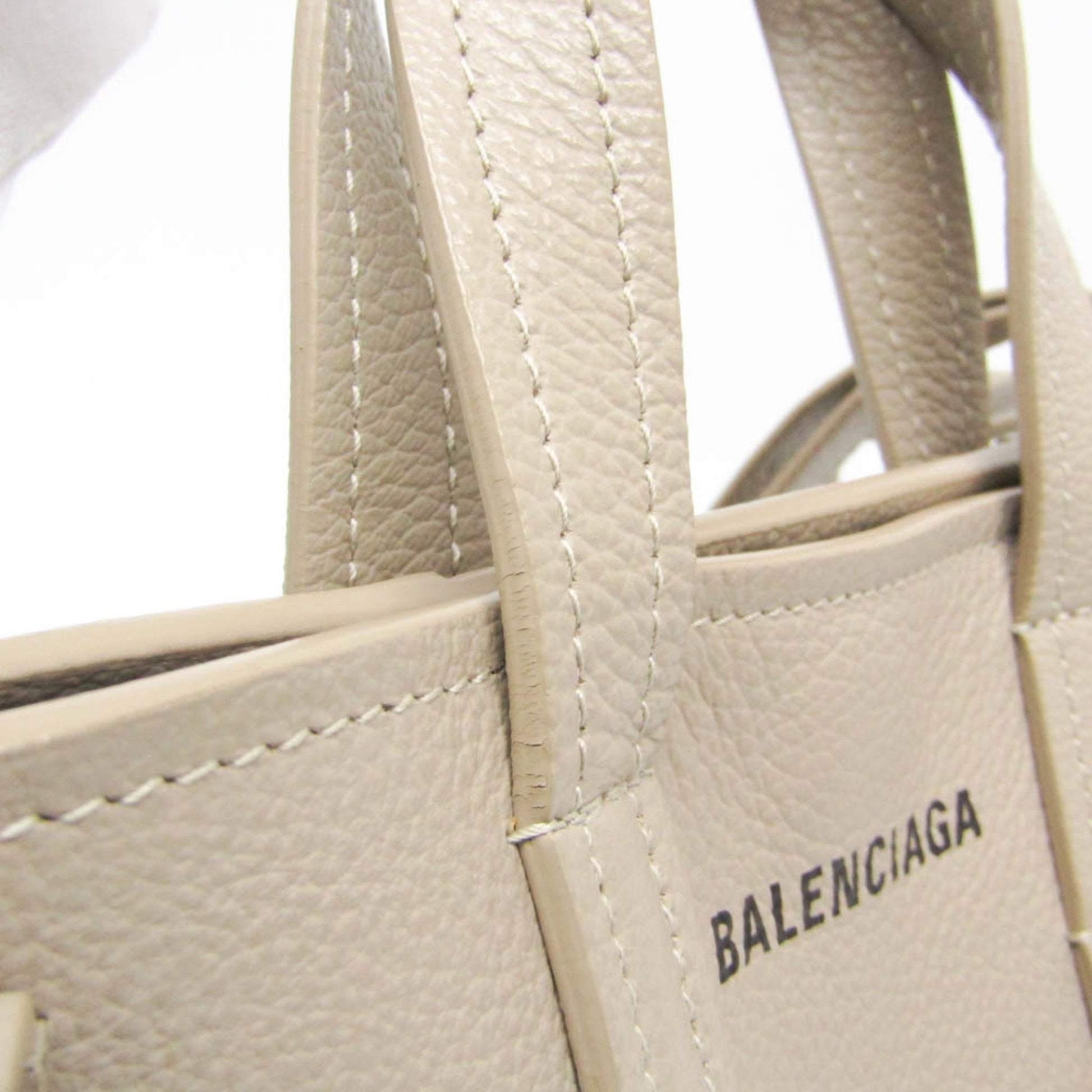 Balenciaga Everyday, Beige, Leather, tote