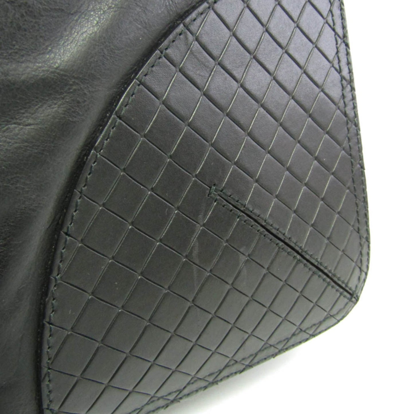 Bottega Veneta Intrecciato, Black, Leather, shoulder