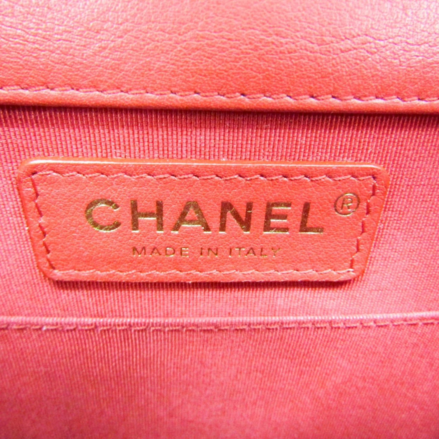 Chanel, Red, Leather, shopper