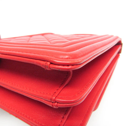 Chanel, Red, Leather, shopper