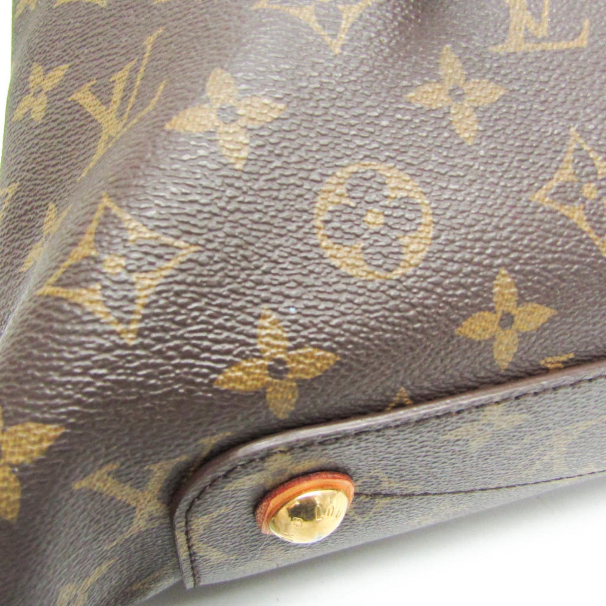 Louis Vuitton Olympe, Brown, Canvas, handbag