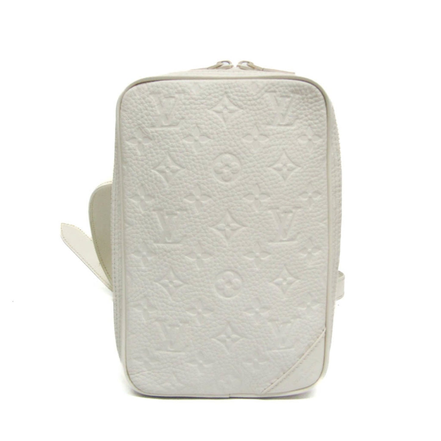 Louis Vuitton Utility side, White, Leather, shoulder