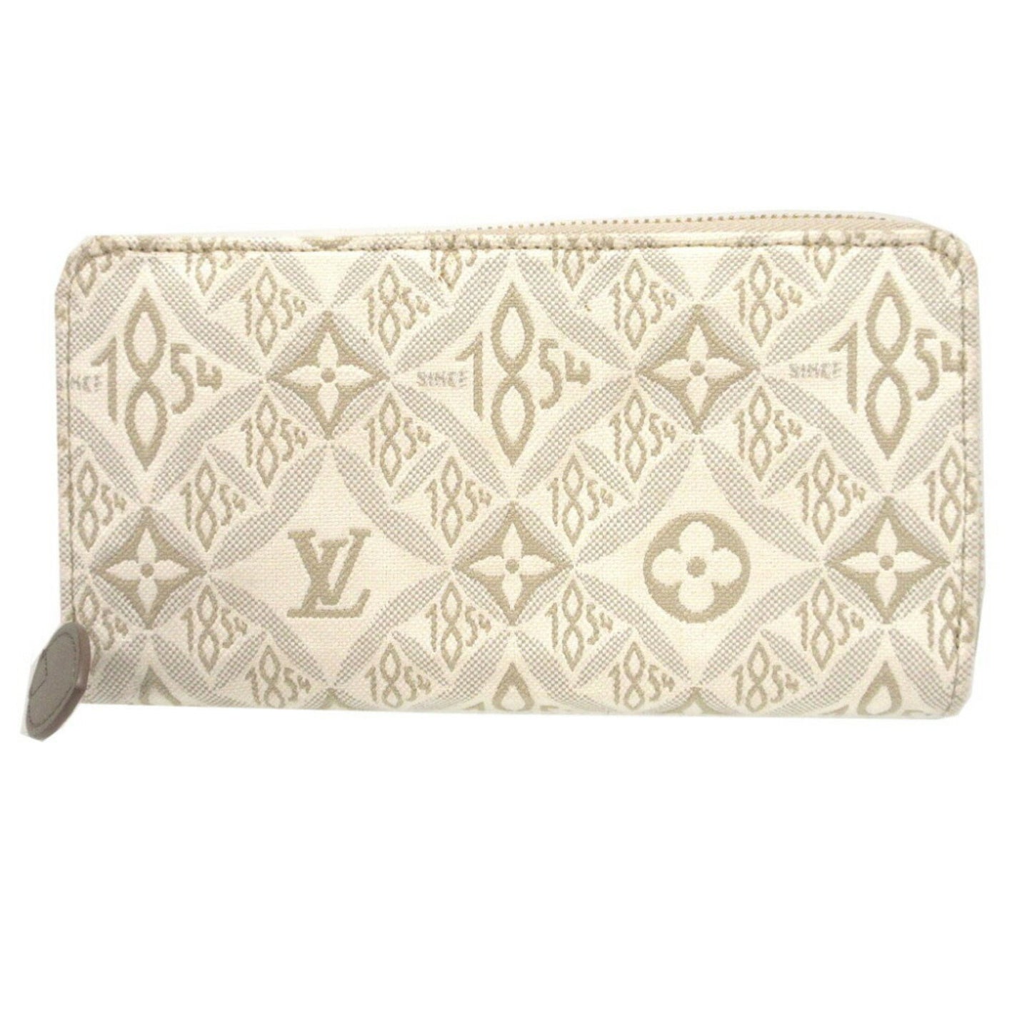 Louis Vuitton Zippy wallet, White, Canvas, wallet