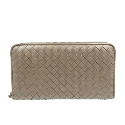 Bottega Veneta Intrecciato, Brown, Leather, wallet