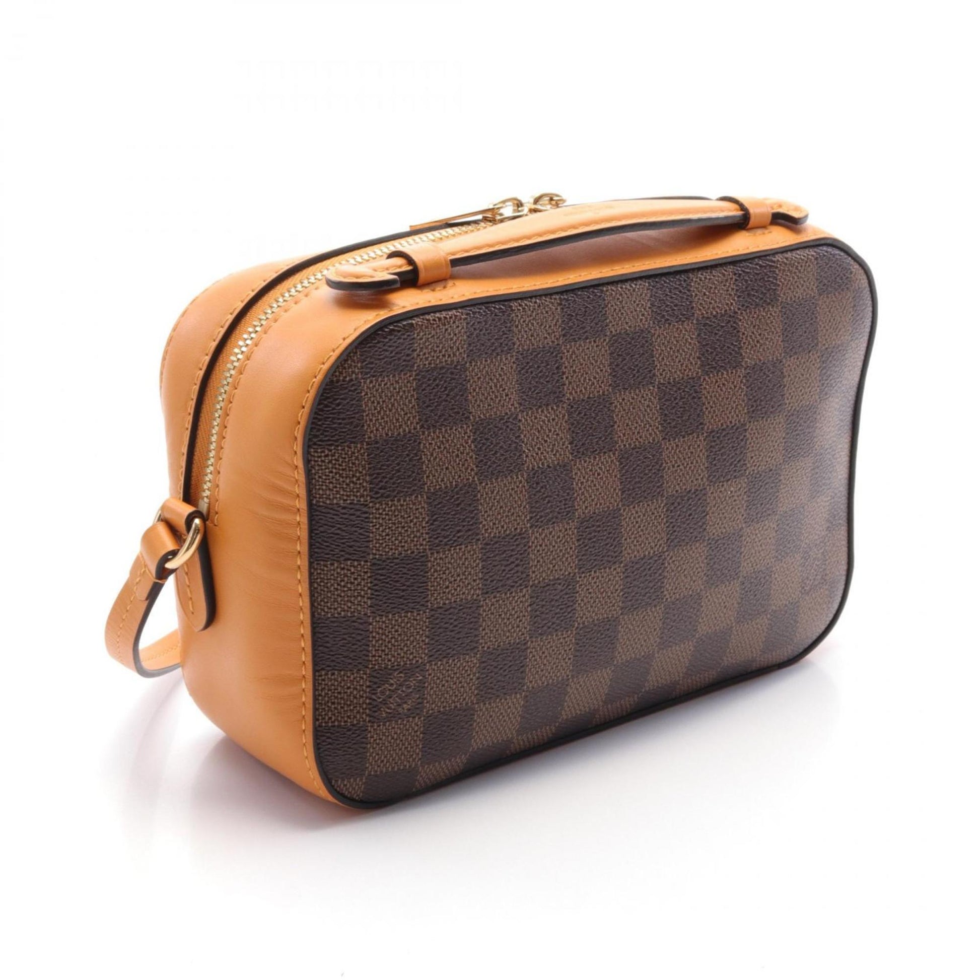 Louis Vuitton Santa Monica, Brown, Canvas, shoulder