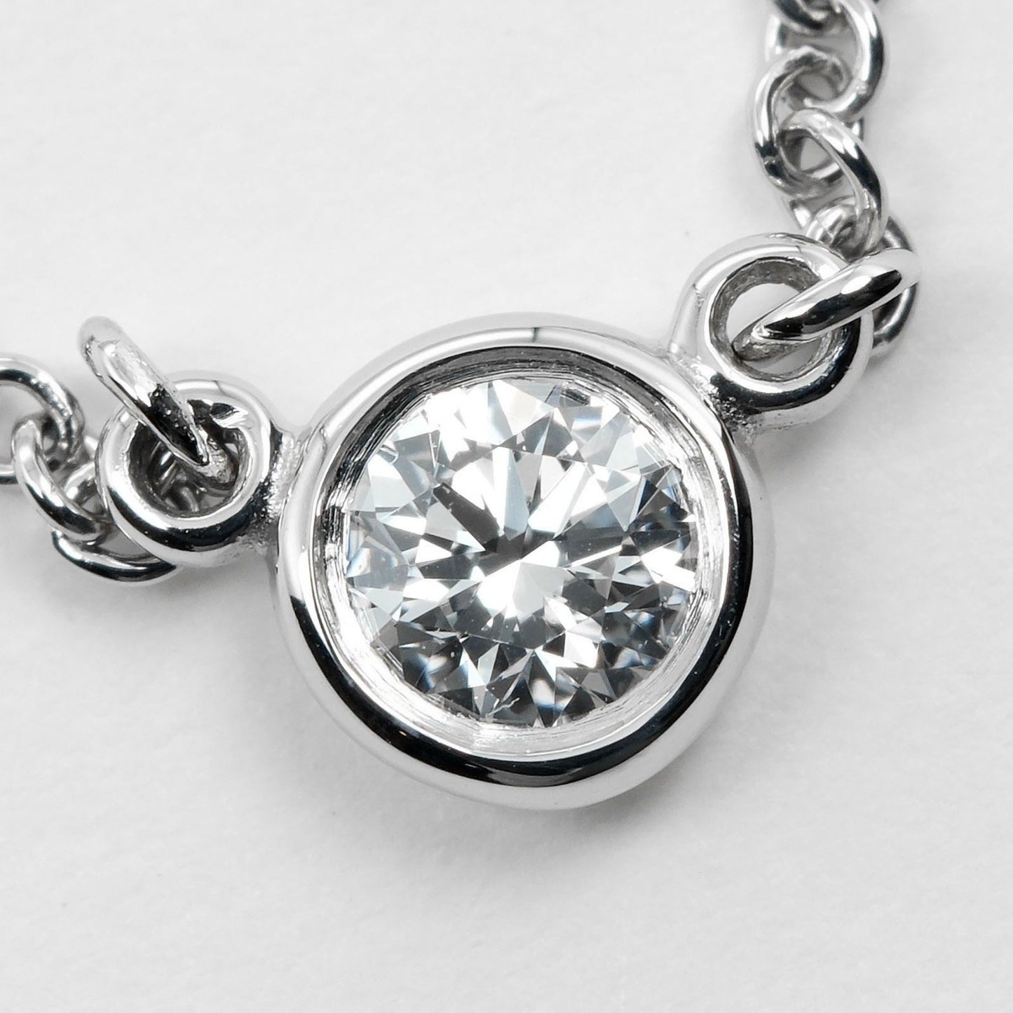 Tiffany & Co By the yard, Silver, Platinum, necklace