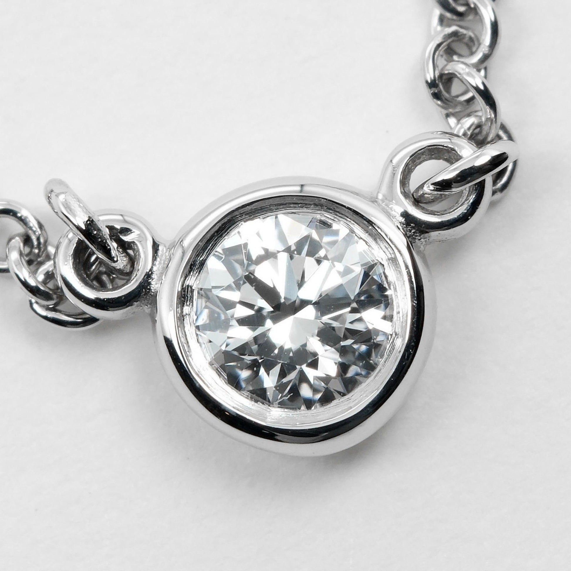Tiffany & Co By the yard, Silver, Platinum, necklace