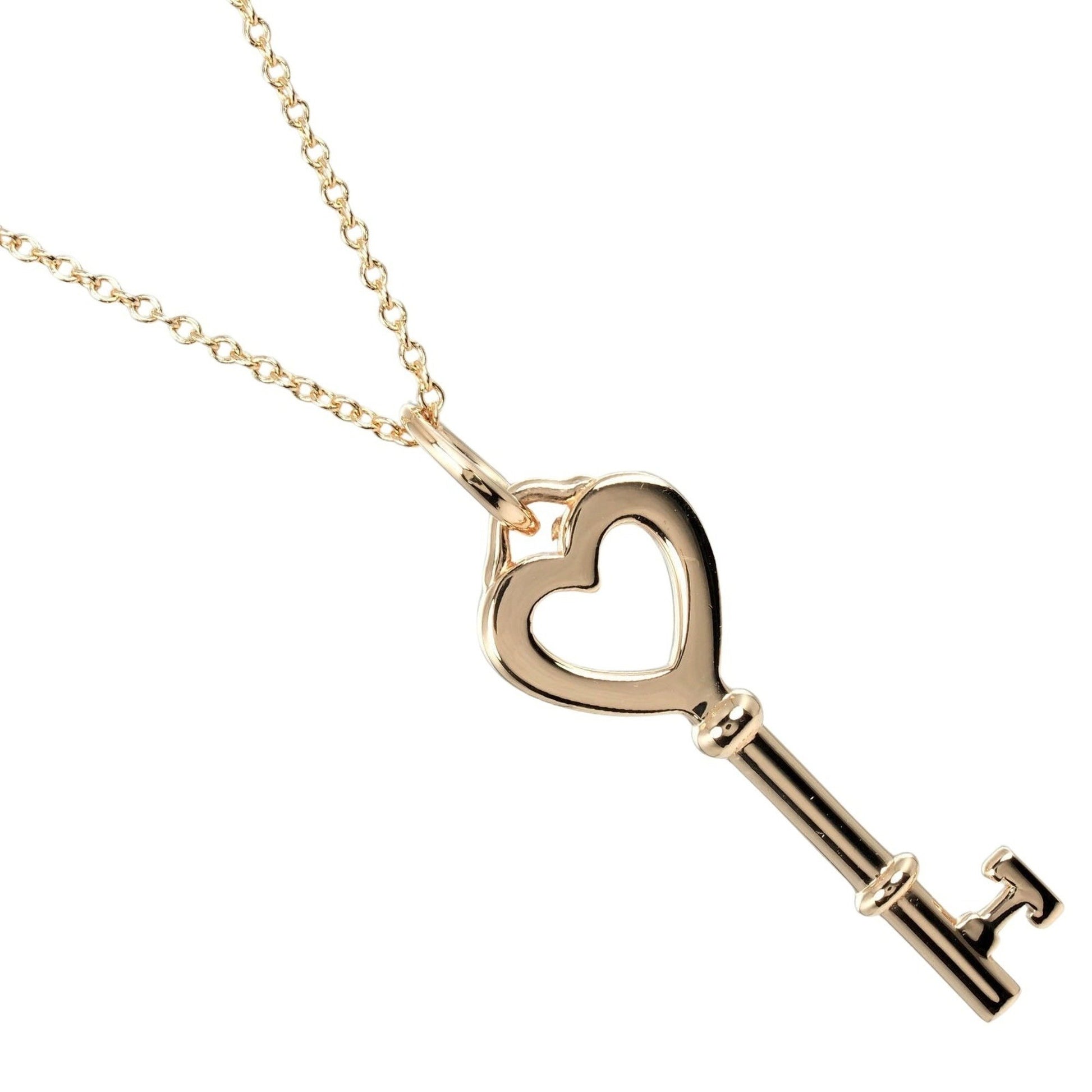 Tiffany & Co Key heart, Gold, Rose Gold, necklace