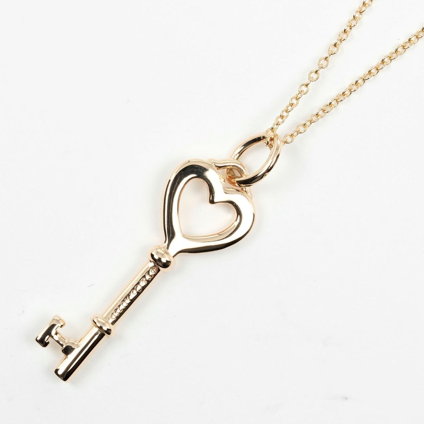 Tiffany & Co Key heart, Gold, Rose Gold, necklace