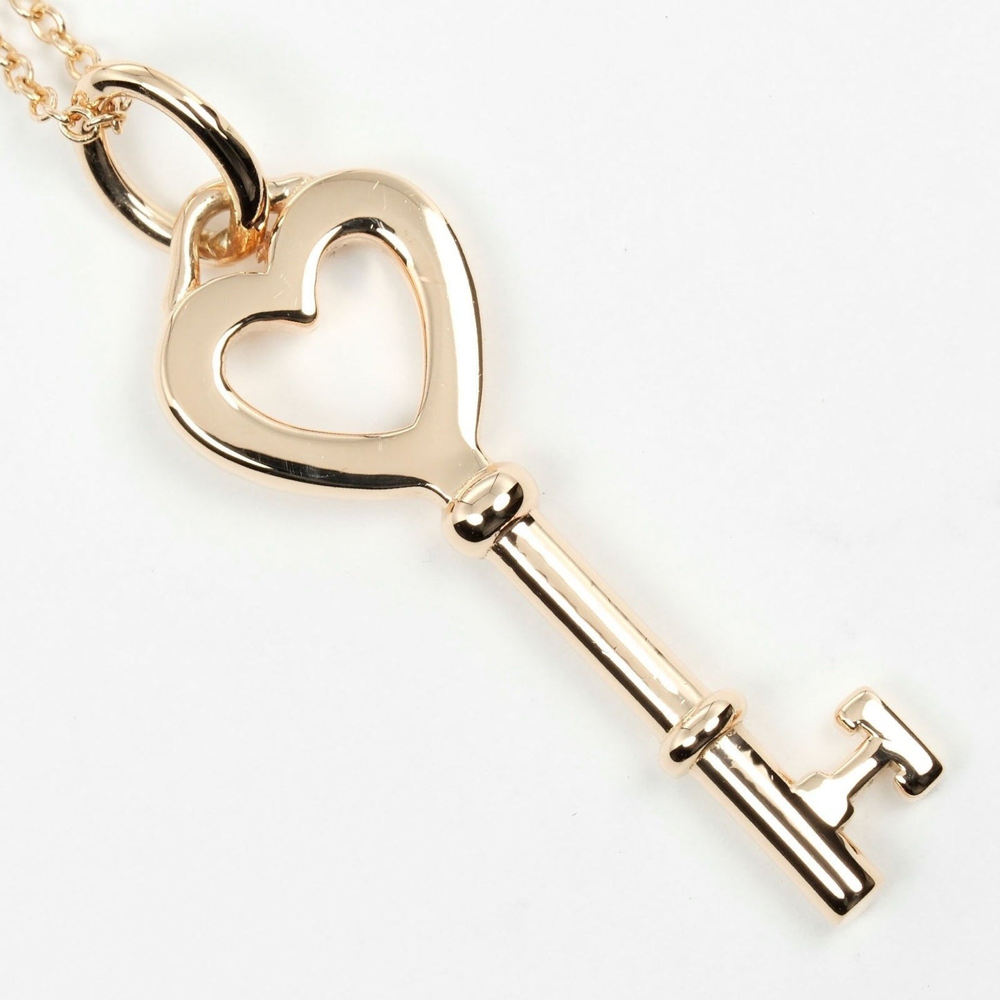 Tiffany & Co Key heart, Gold, Rose Gold, necklace