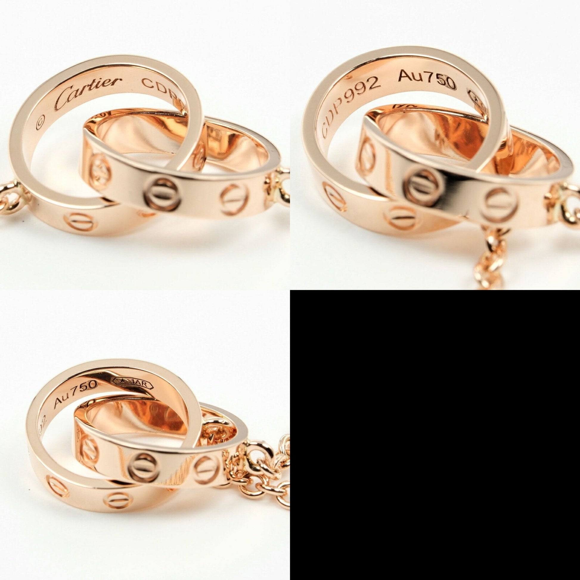 Cartier Love, Gold, Rose Gold, necklace