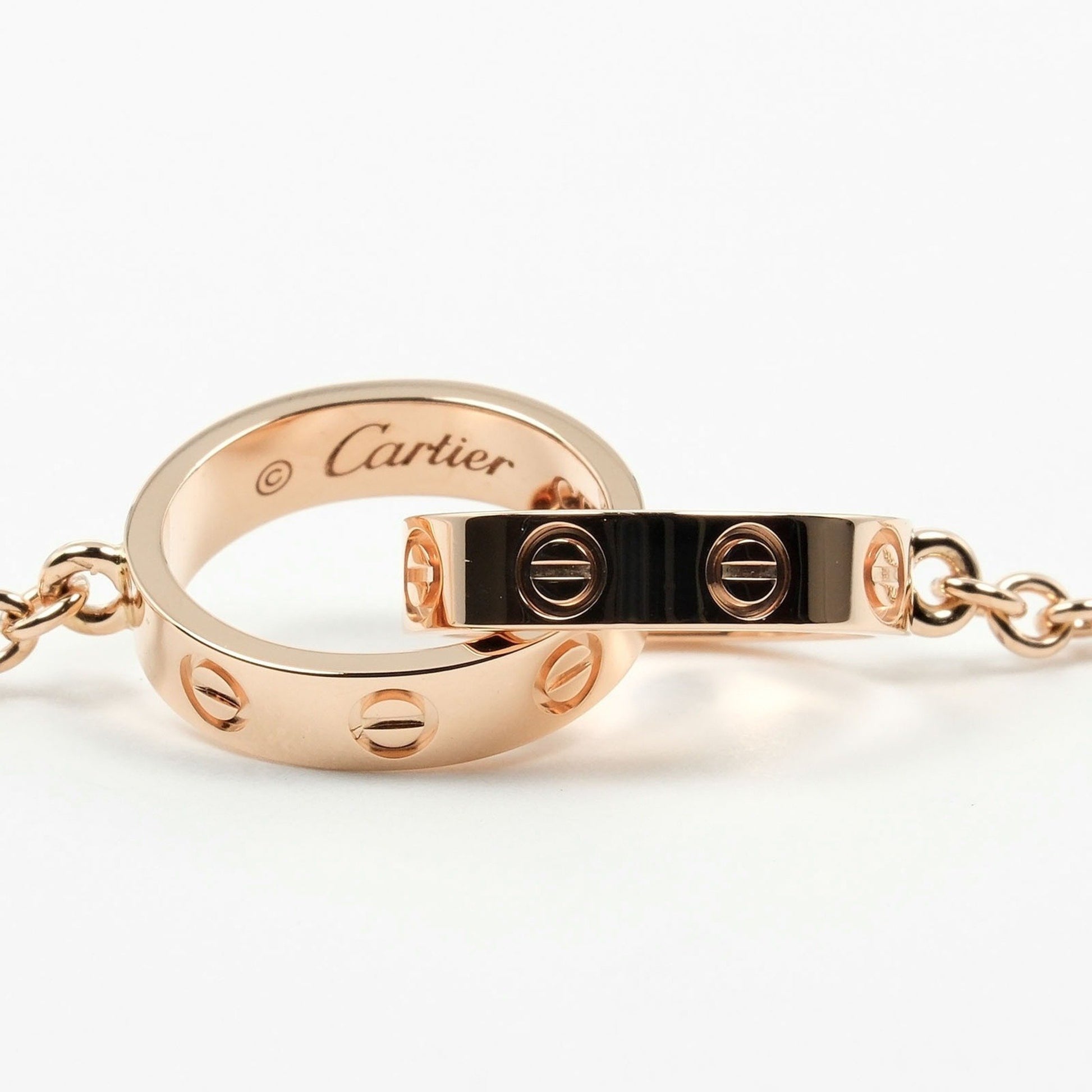 Cartier Love, Gold, Rose Gold, necklace