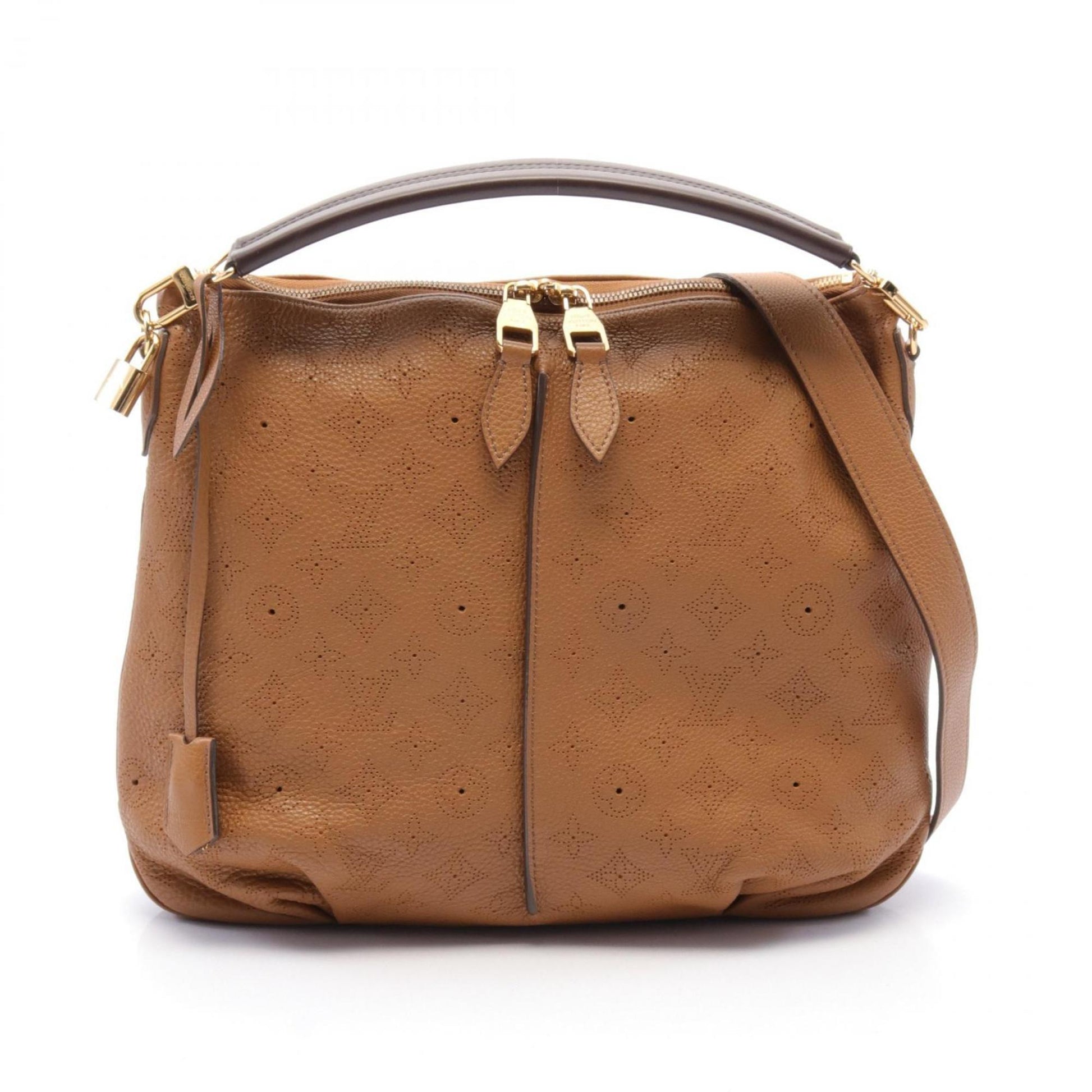 Louis Vuitton Selene, Brown, Leather, handbag