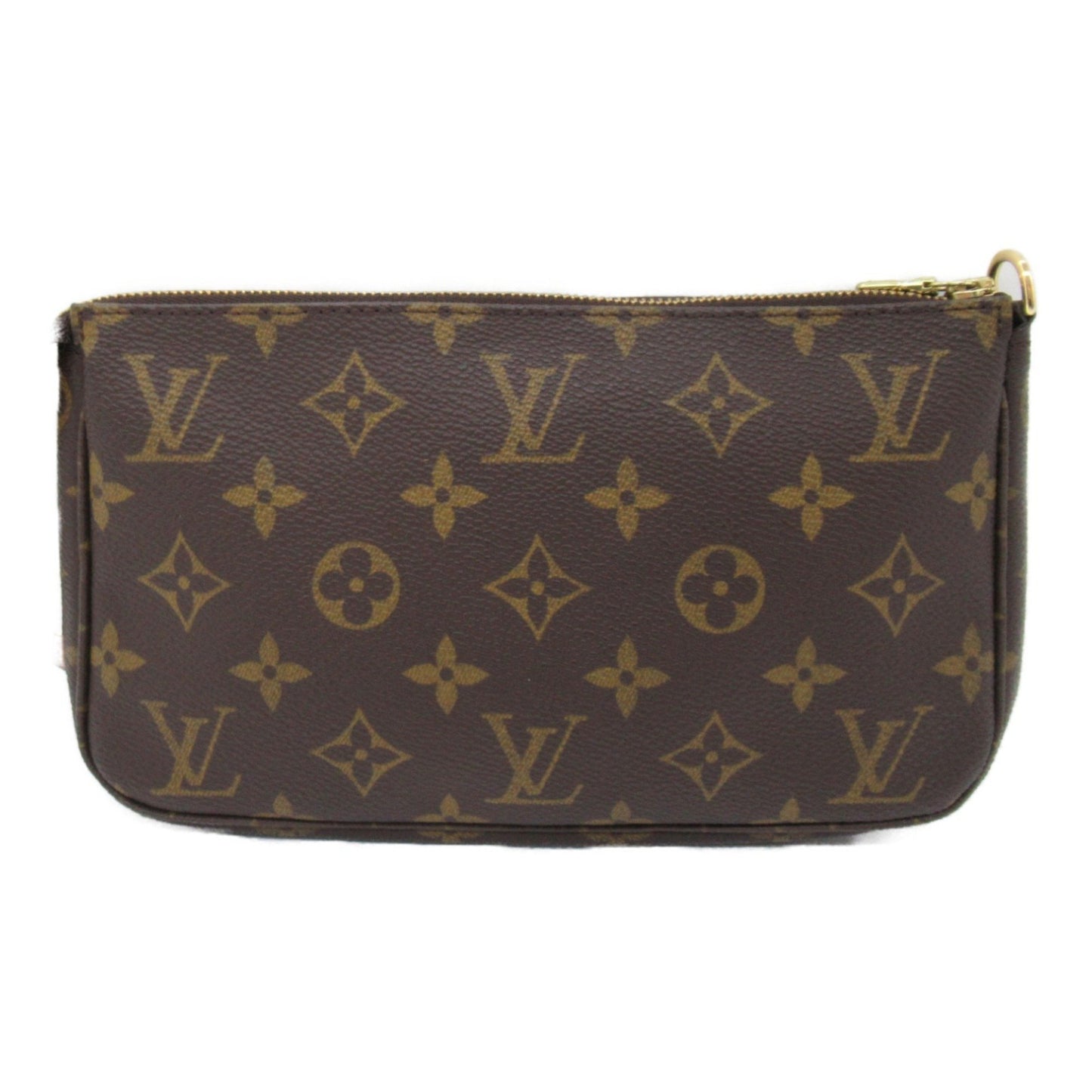 Louis Vuitton Pochette Accessoire, Brown, Canvas, clutch