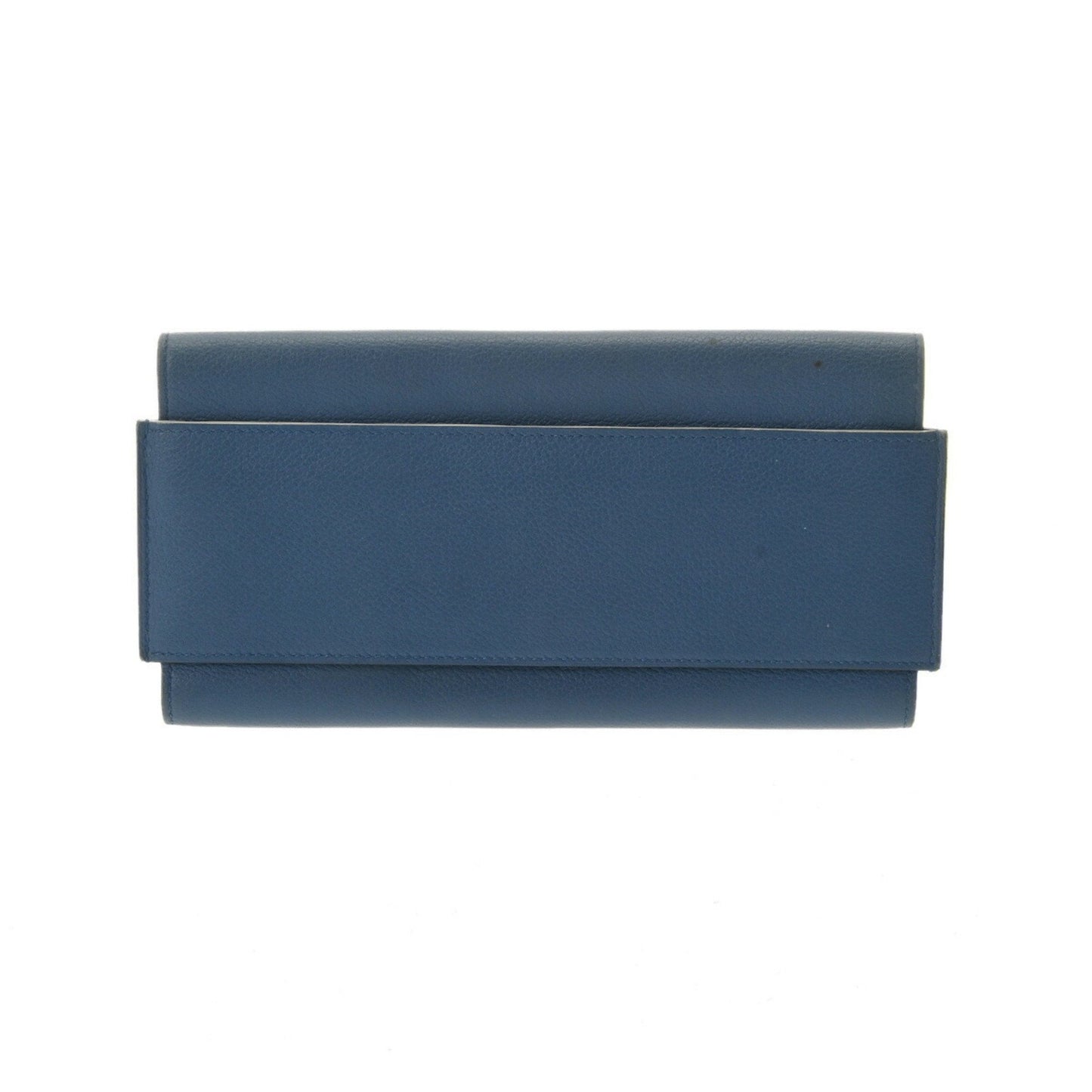 Hermès Passant, Blue, Leather, wallet