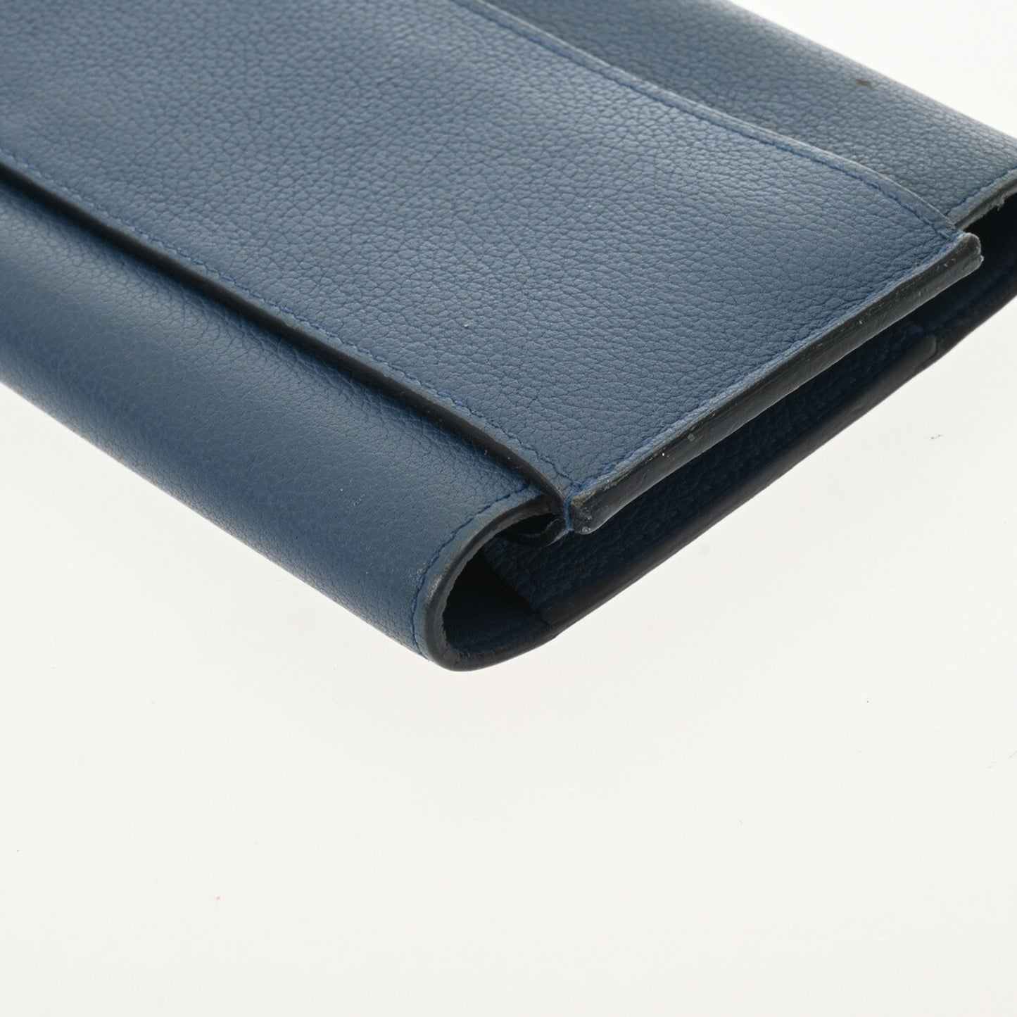 Hermès Passant, Blue, Leather, wallet