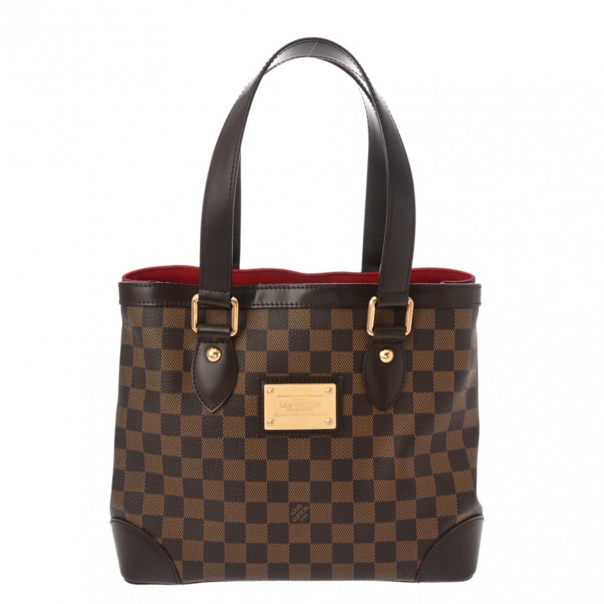 Louis Vuitton Hampstead, Brown, Canvas, handbag