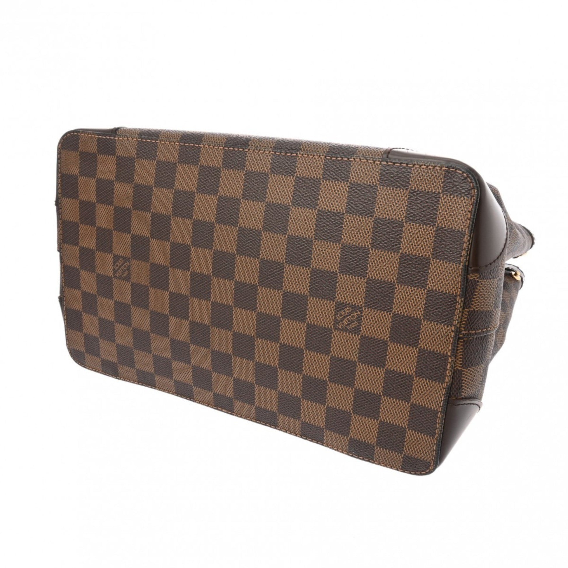 Louis Vuitton Hampstead, Brown, Canvas, handbag