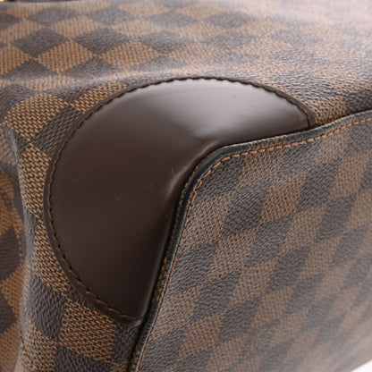 Louis Vuitton Hampstead, Brown, Canvas, handbag