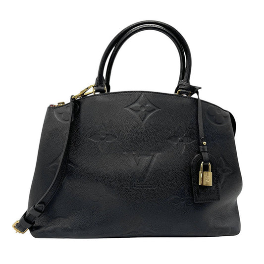 Louis Vuitton Grand palais, Black, Leather, handbag