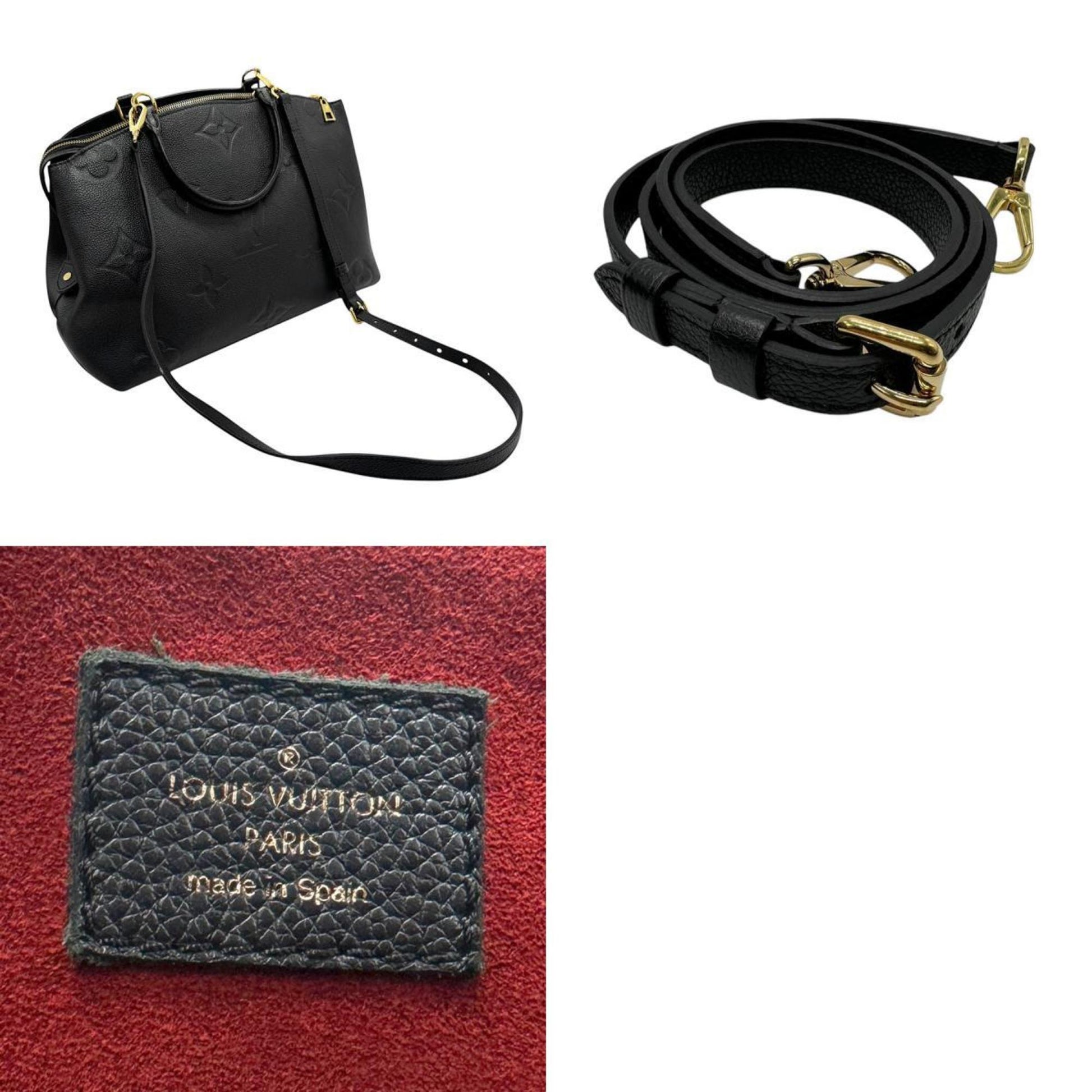 Louis Vuitton Grand palais, Black, Leather, handbag