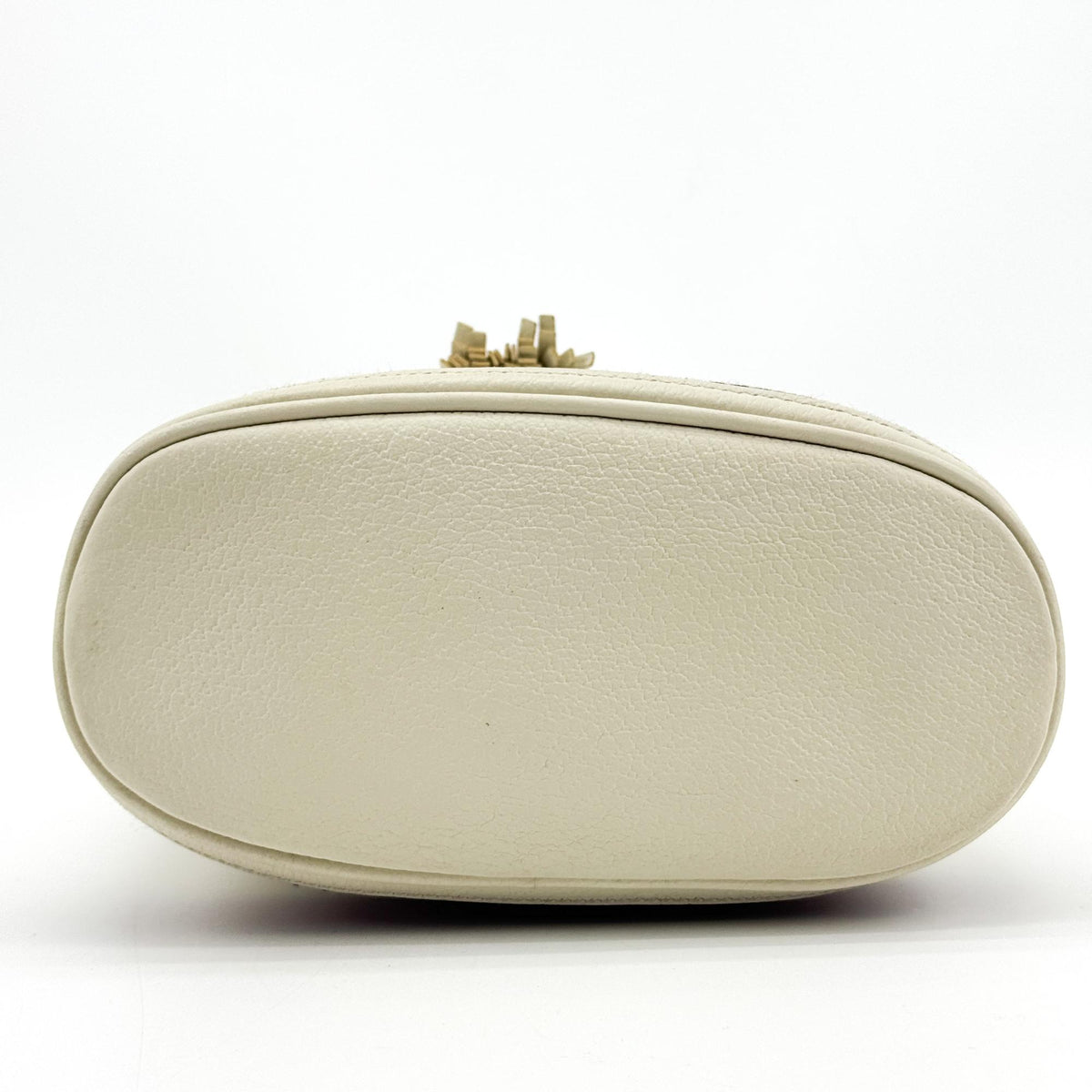 Gucci Ophidia Bucket Leather, White, Leather, Handbag