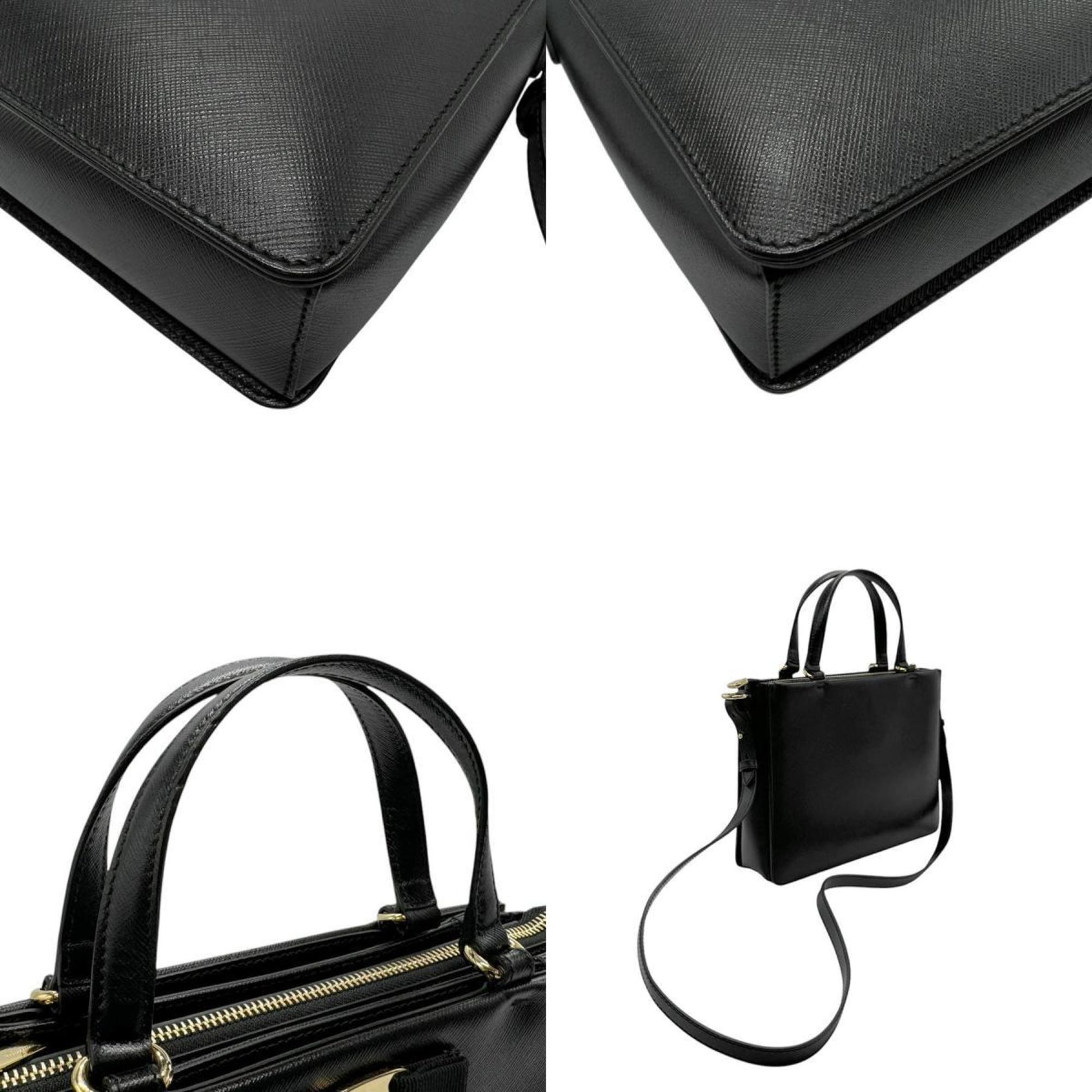 Salvatore Ferragamo Tracy, Black, Leather, handbag