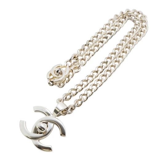 Chanel, Silver, Metal, necklace