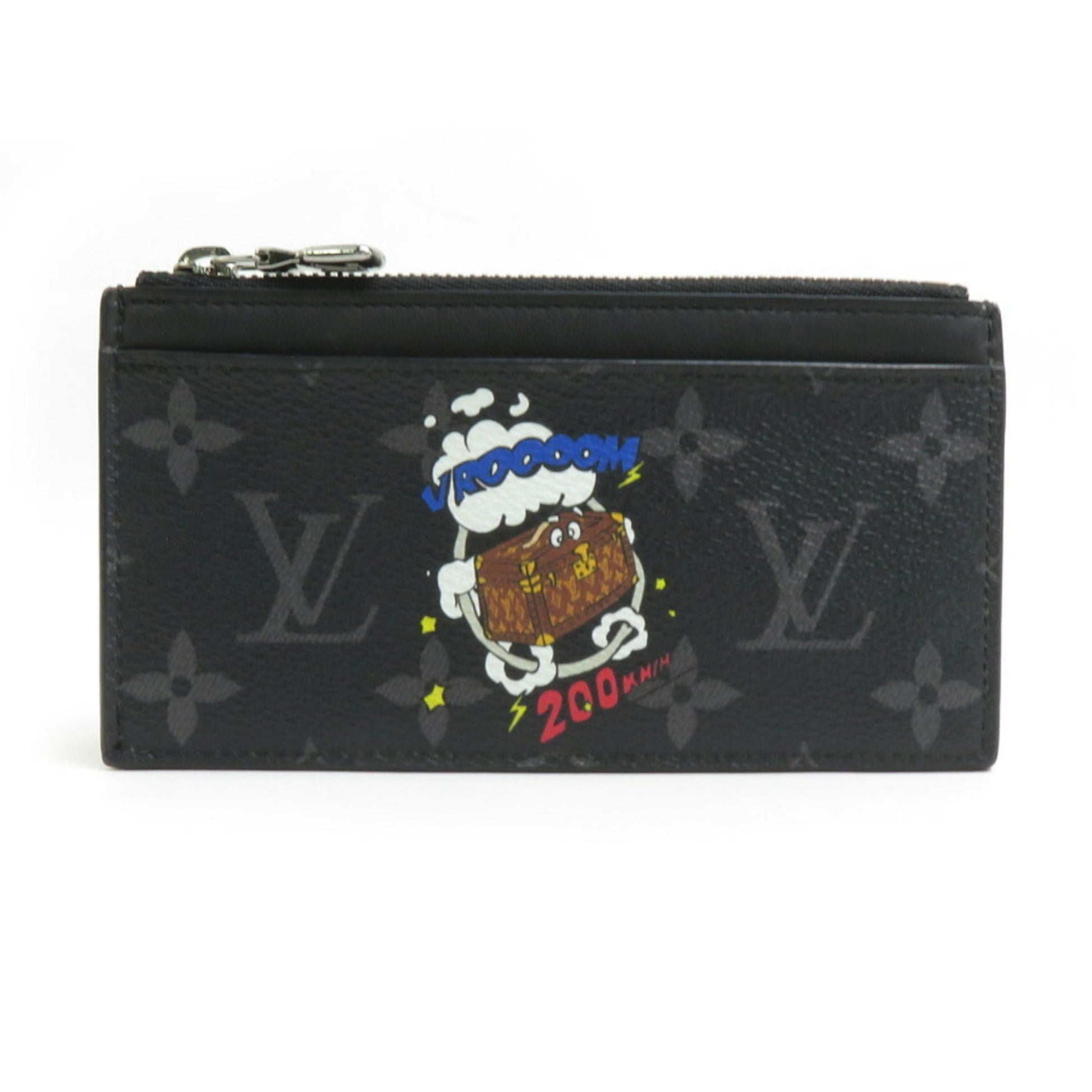 Louis Vuitton Eclipse, Black, Canvas, wallet