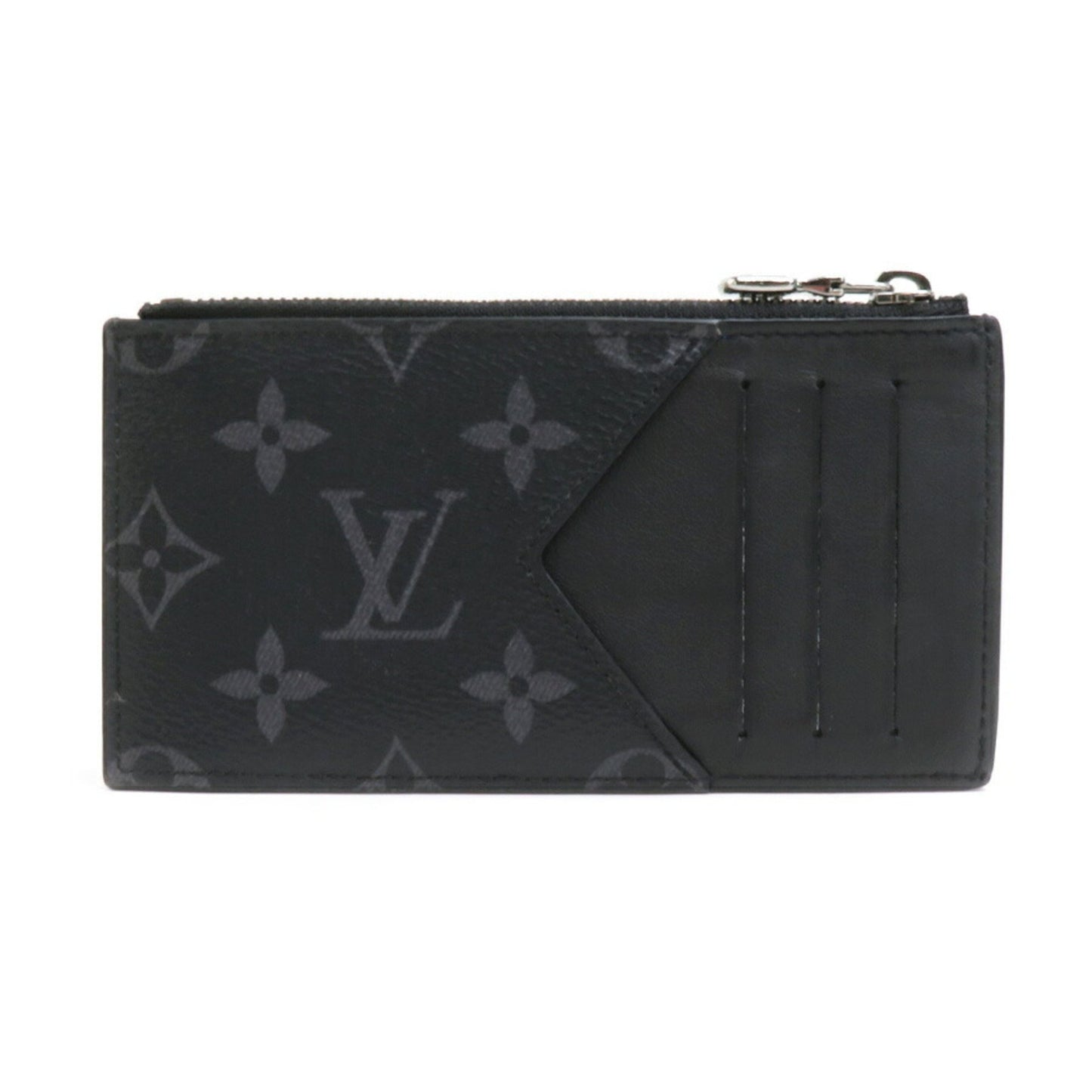 Louis Vuitton Eclipse, Black, Canvas, wallet