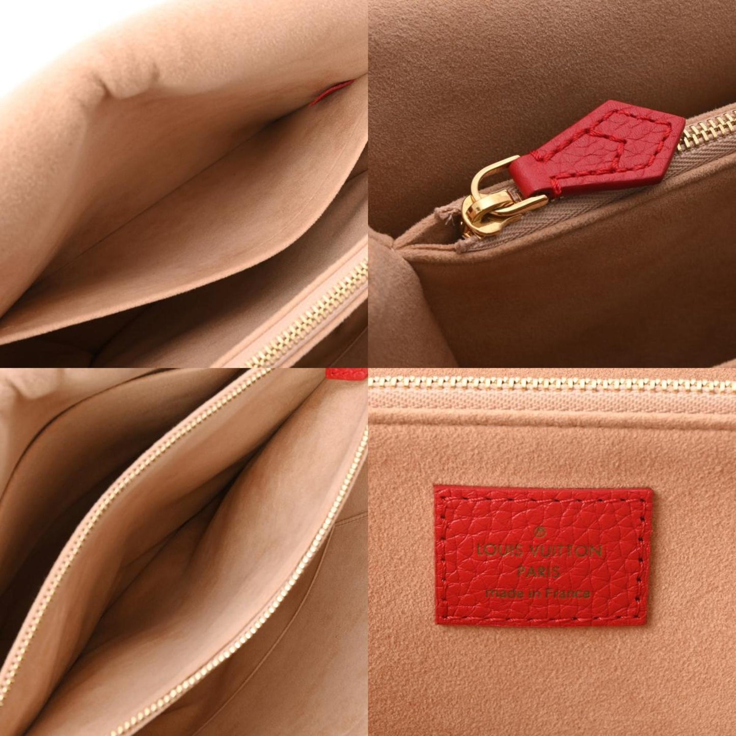 Louis Vuitton Volta, Red, Leather, shoulder