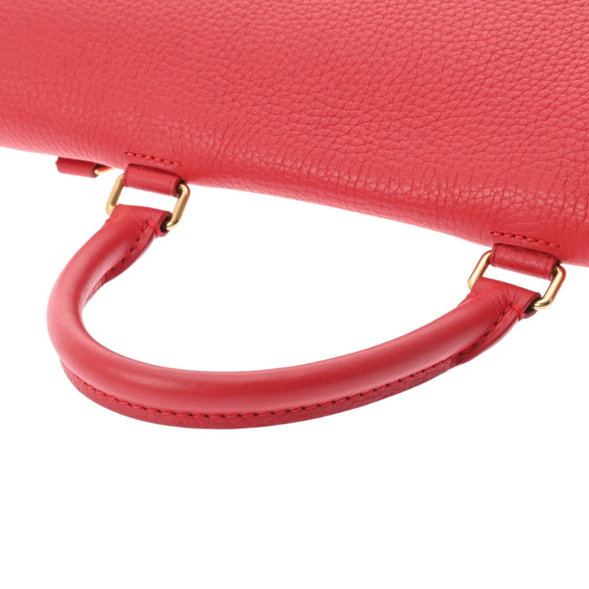 Louis Vuitton Volta, Red, Leather, shoulder