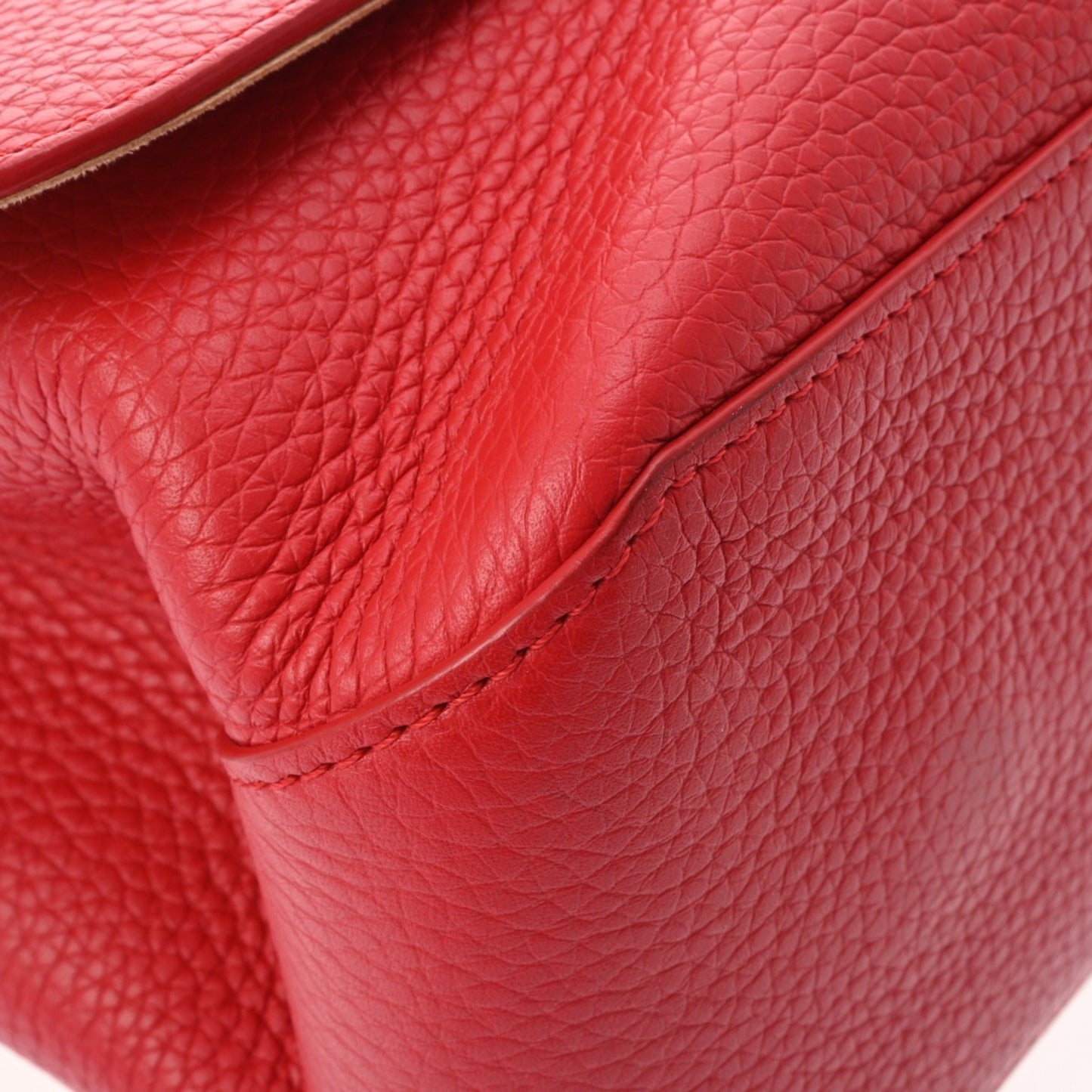 Louis Vuitton Volta, Red, Leather, shoulder