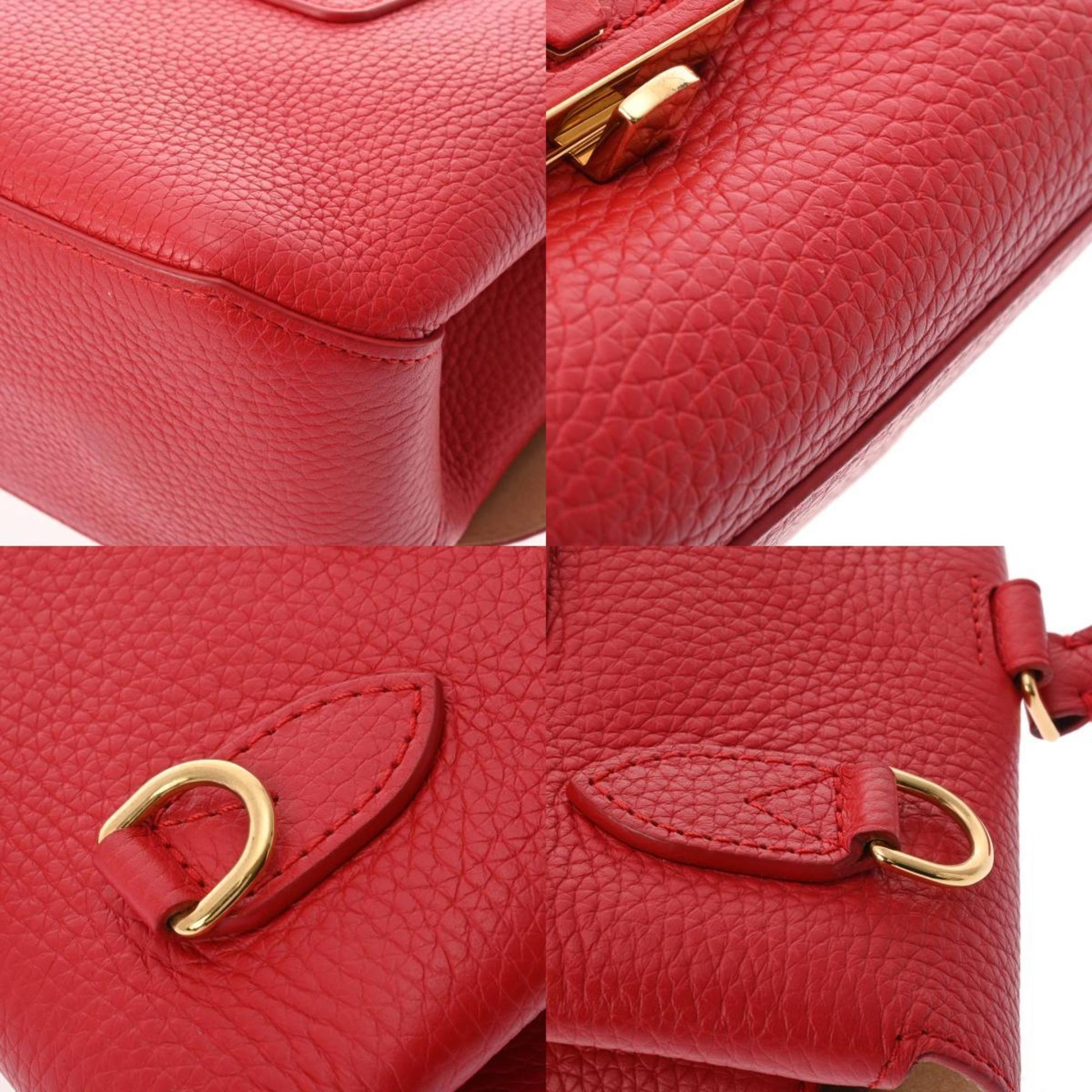 Louis Vuitton Volta, Red, Leather, shoulder