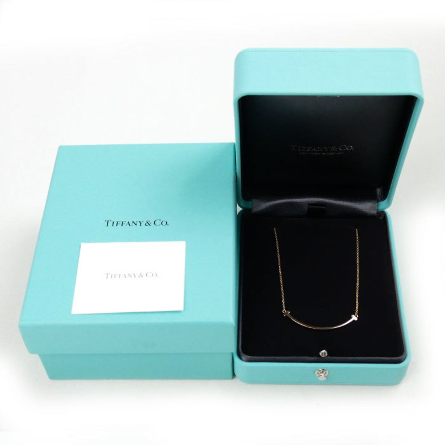 Tiffany & Co Smile, Gold, Rose Gold, necklace