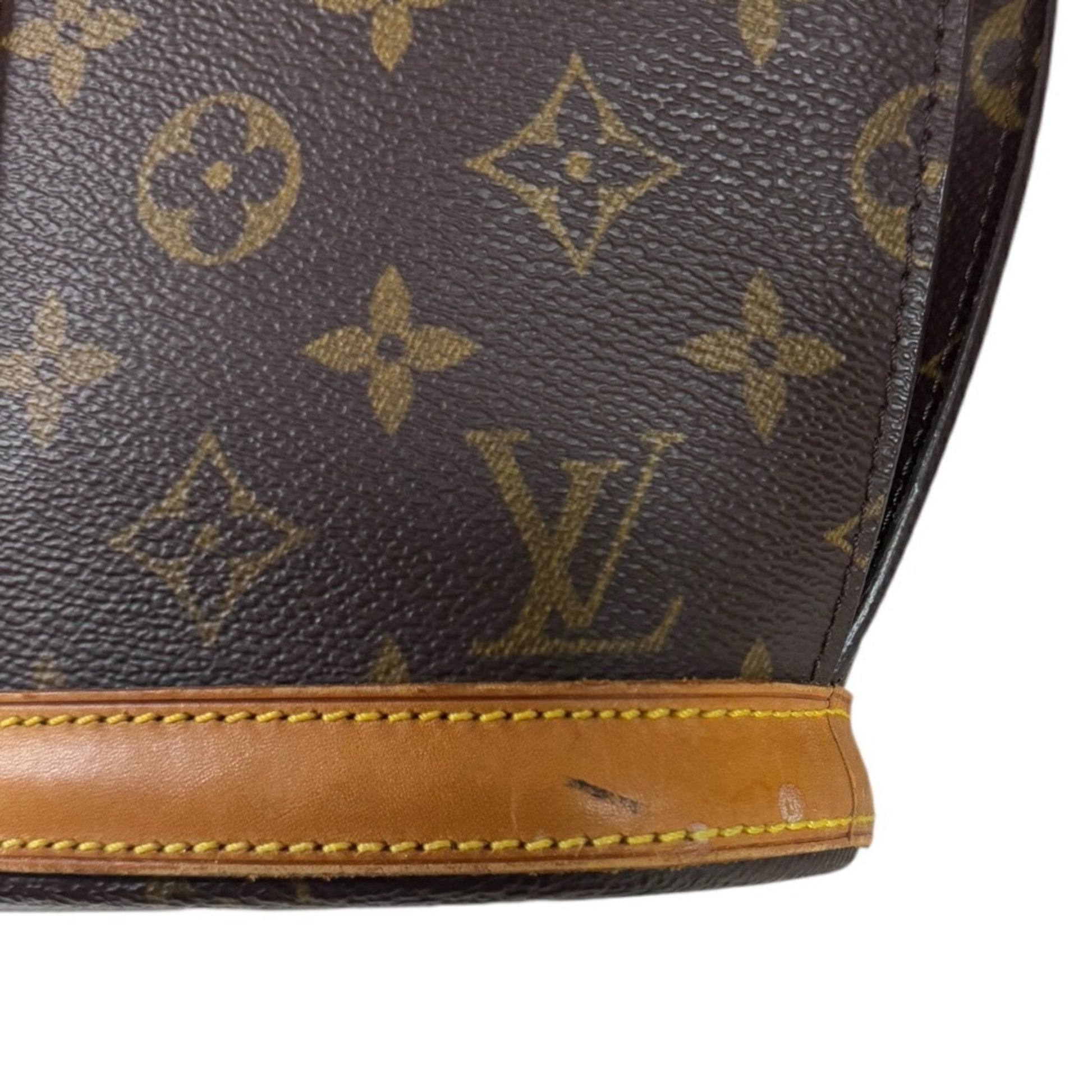 Louis Vuitton Babylone, Brown, Canvas, tote