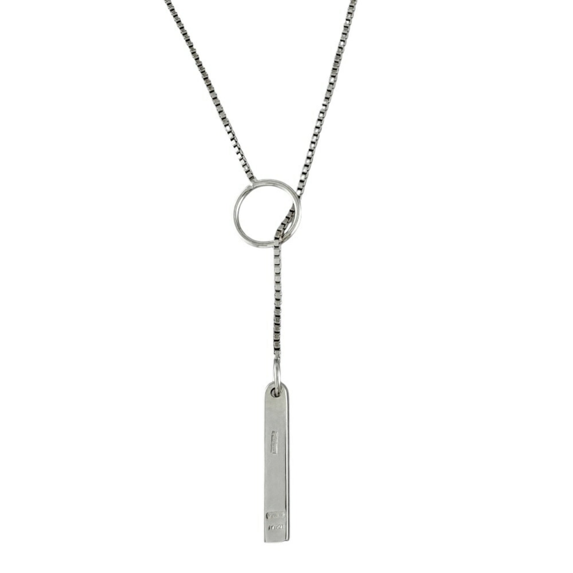 Gucci Lariat, Silver, White Gold, necklace